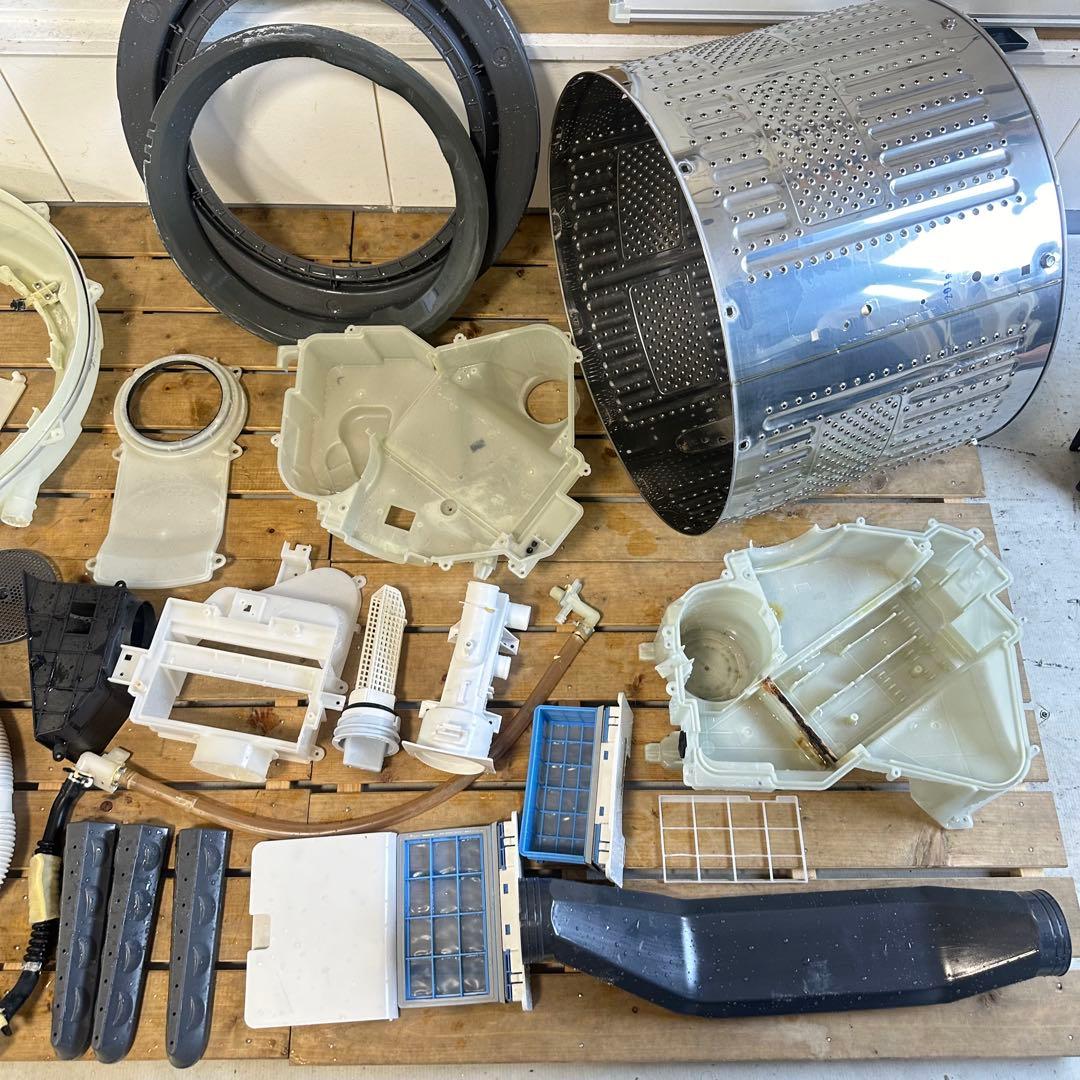 SHARP ES-P110-SRドラム式洗濯機　ヒートポンプ式　分解洗浄