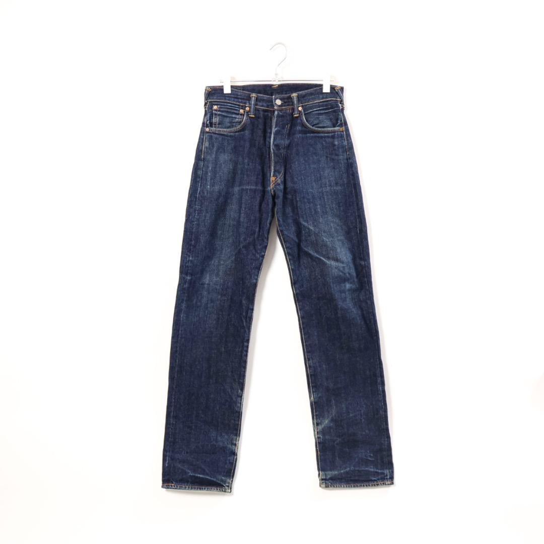H3498-35◾️エヴィス　大黒　ピックカモメ　インディゴ　ジーンズ　Y2K