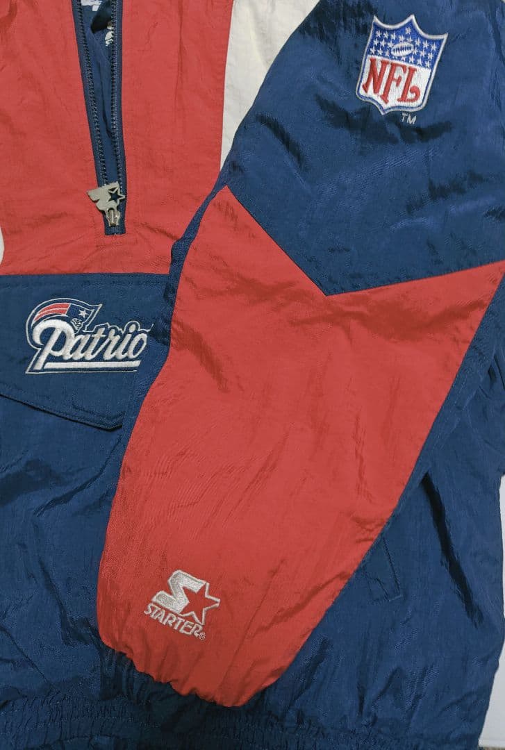90s STARTER PRO LINE ペイトリオッツ アノラックパーカー