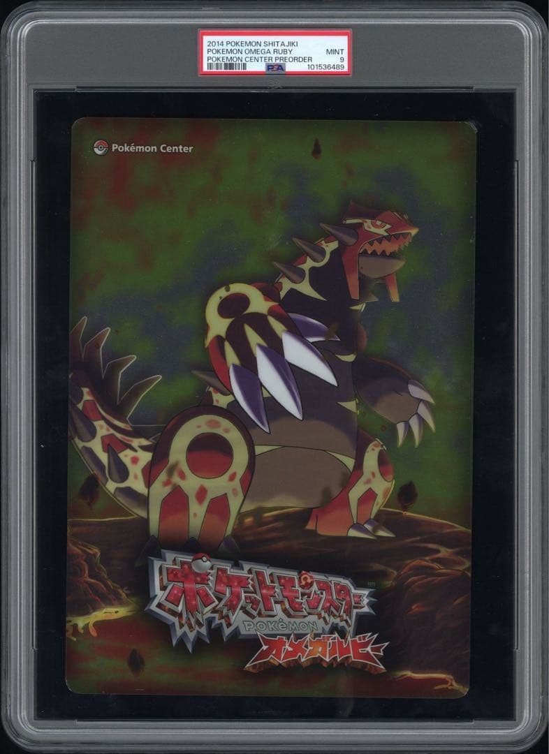 PSA9 ポケモンセンター shitajiki 下敷き 2種　セット