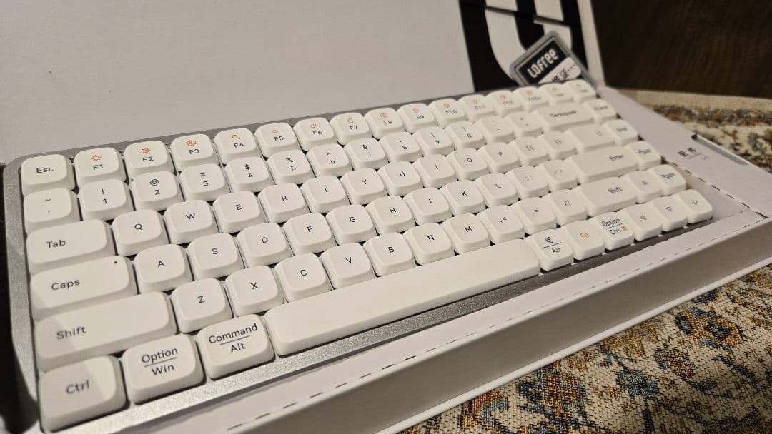 最終値下げLofree FLOW シルバーホワイト GHOST