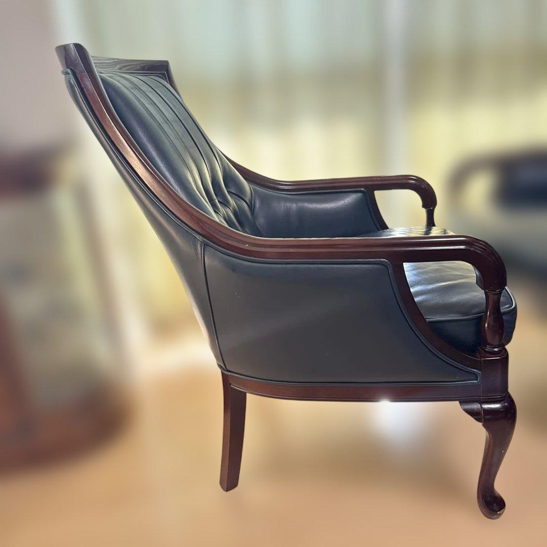 マルニ　ケントコートシリーズ　1脚　レザー1人掛けソファ②