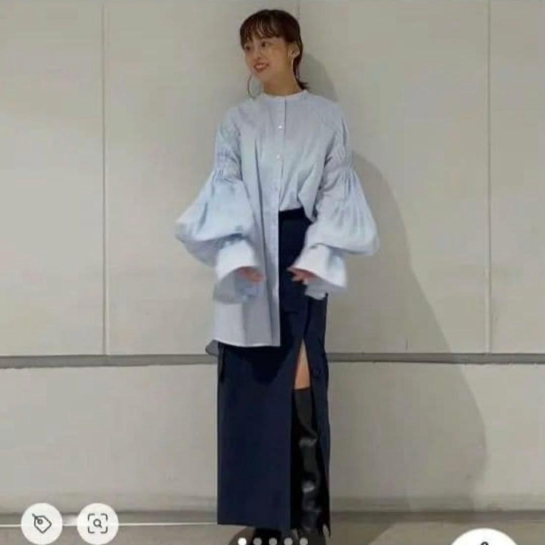 ETRE TOKYO キャンディスリーブタックシャツ ブラウス