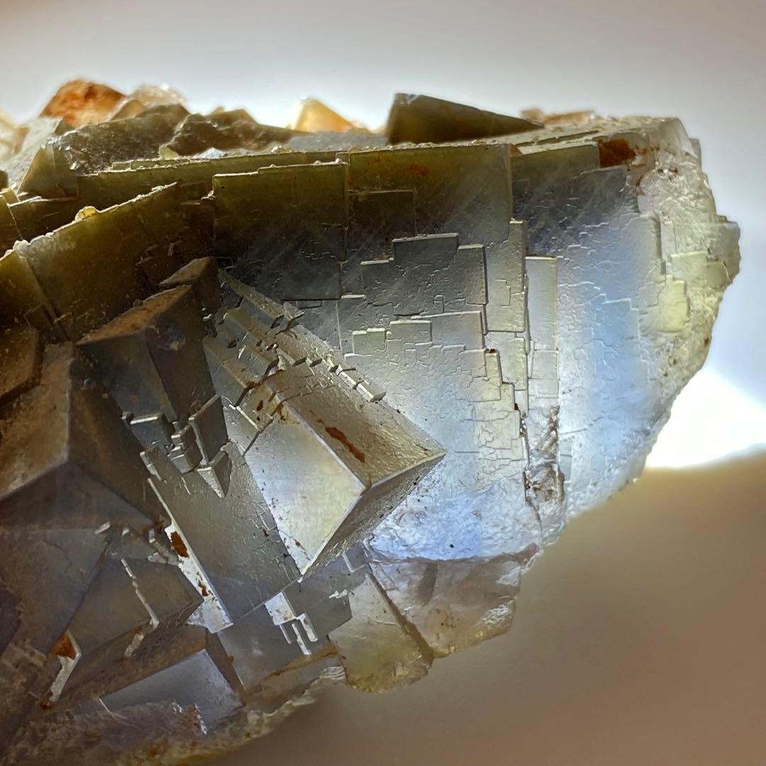 イリデッセンス　フローライト　9cm　酸化被膜　鉱物標本　原石　天然石　ストーン