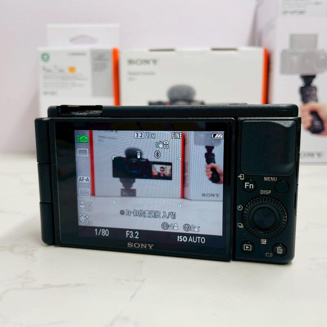 SONY VLOGCAM ZV-1G シューティンググリップキット ブラック