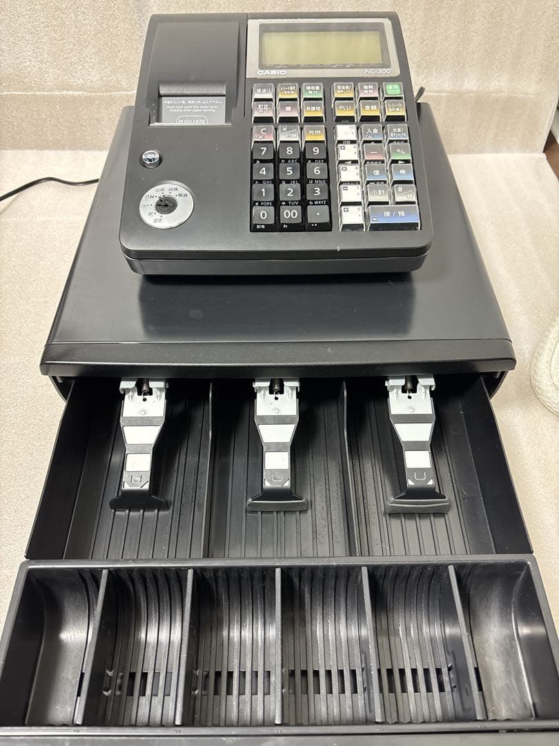 動作良好！CASIO カシオ NL-300 レジスター 鍵3本付属