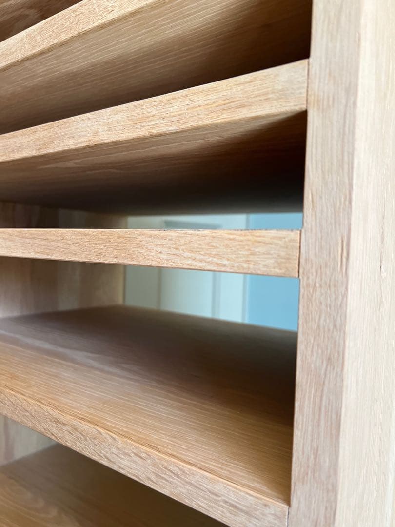 超美品！フルオーダー家具★無垢オーク材棚　ラック シェルフ オープンラック