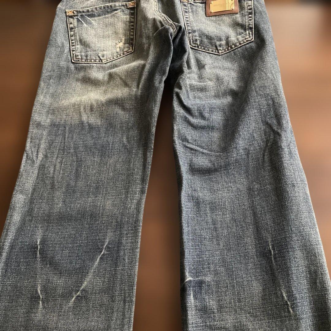 DOLCE＆GABBANA デニムパンツ　ダメージ加工ジーンズ　46