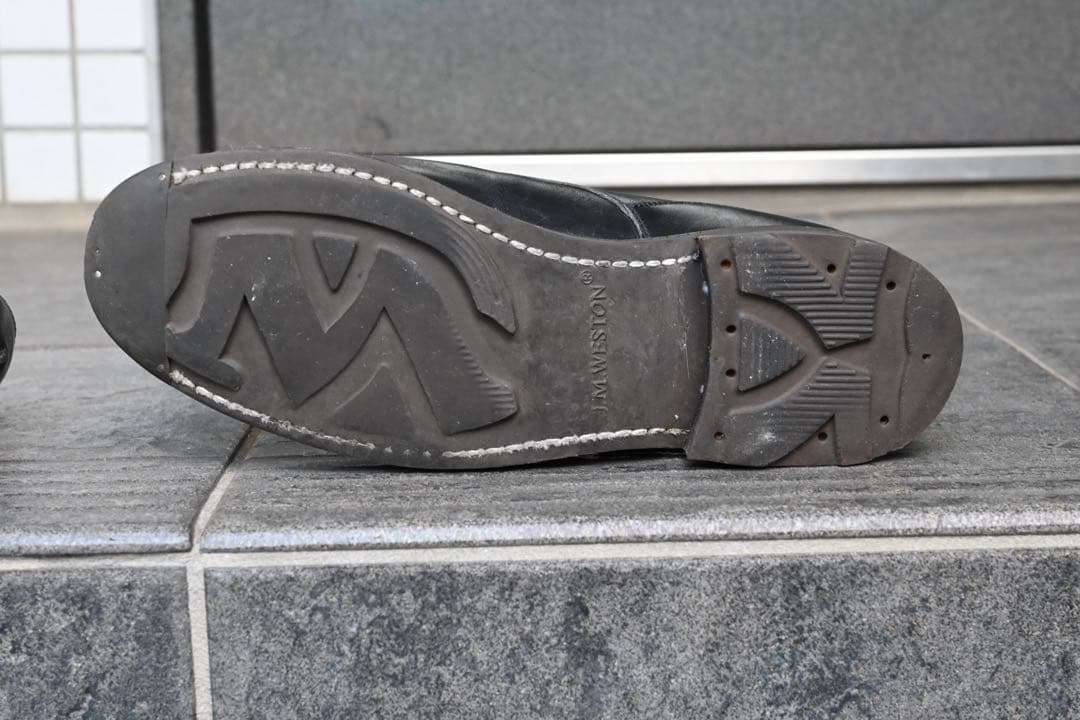 J.M. WESTON ゴルフ641 5/D 使用感あり 純正シューツリー付