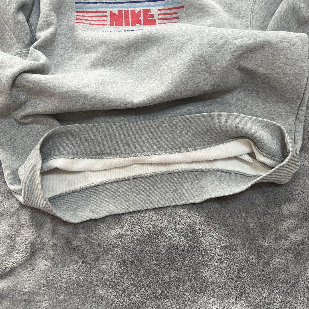 s*様 ★希少レア★NIKE ナイキ ゴツナイキ スウェット L グレー センタ