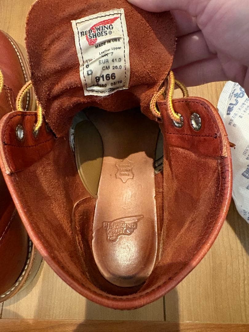 REDWING レッドウィング　8166 サイズUS8