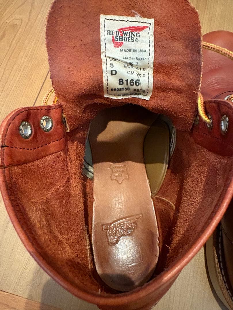 REDWING レッドウィング　8166 サイズUS8