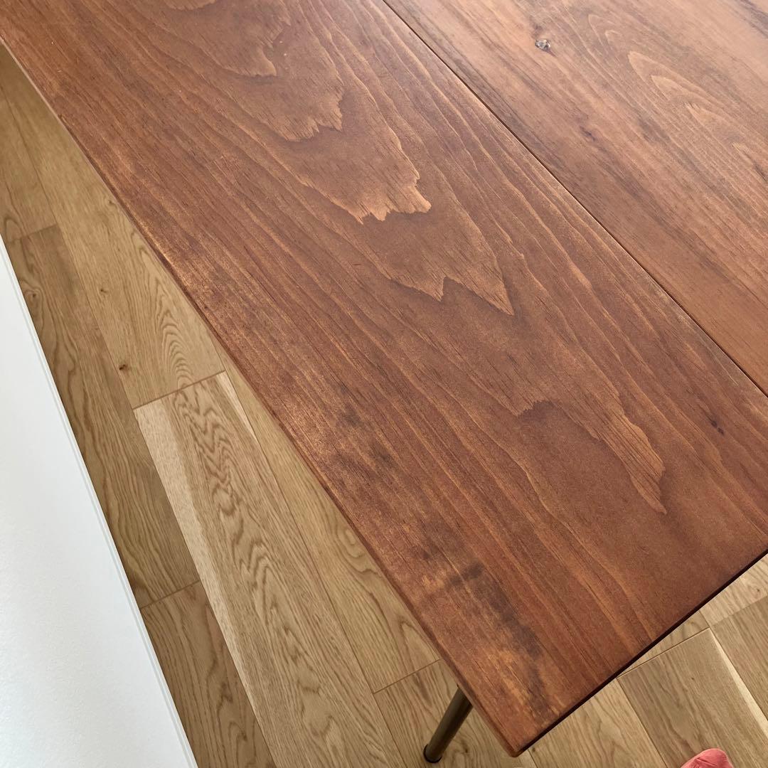 【天板のみ脚別途1,500円】無垢材　デスク　テーブル　◎作業台　什器