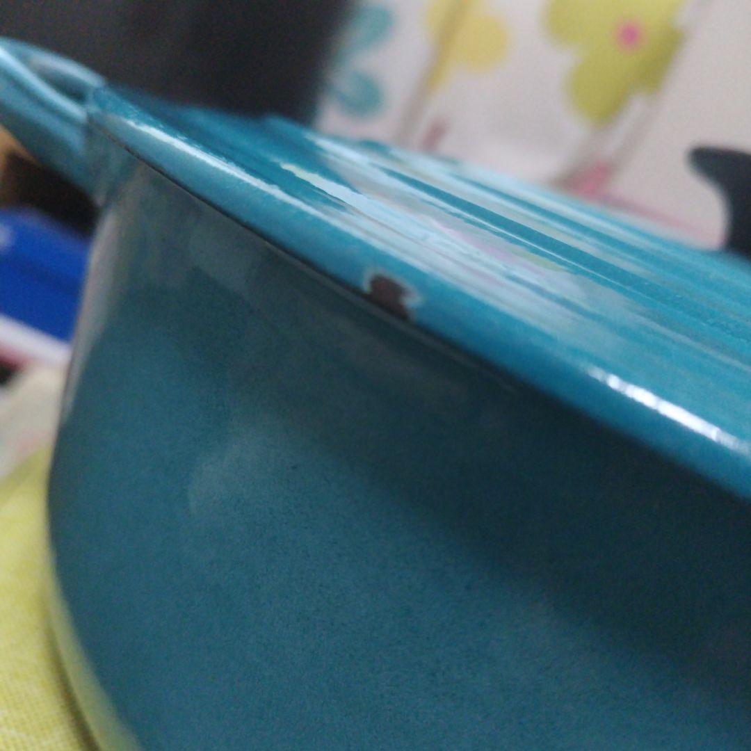 Tモー　Le Creuset 両手鍋 ターコイズ 30