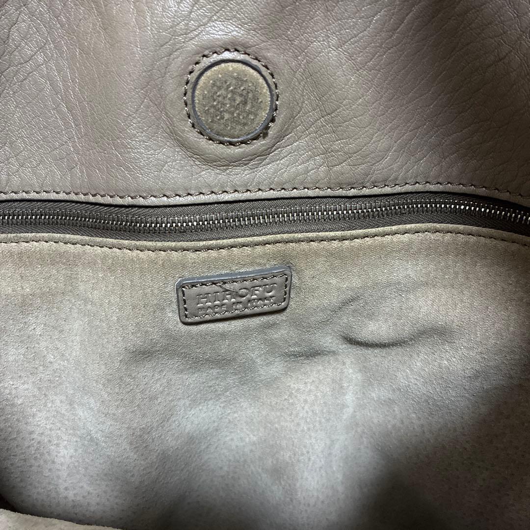 HIROFU シボレザー　ワンショルダーバッグ