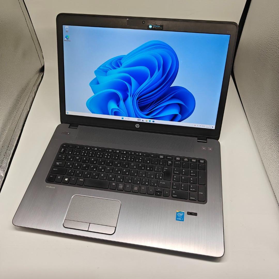 【HP】訳あり 高速i7 SSD256GB 8GB オフィス付き ノートPC