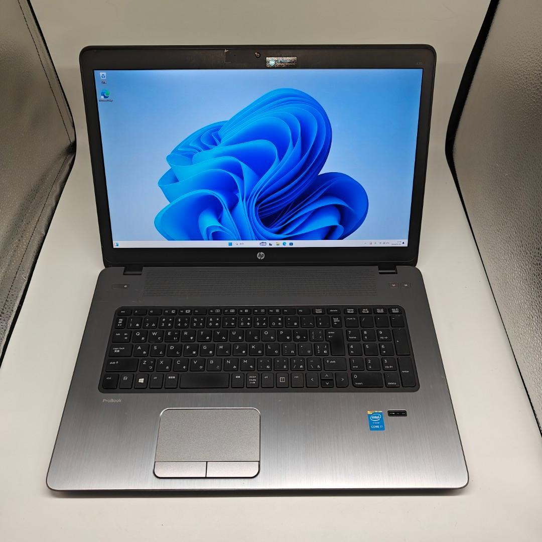 【HP】訳あり 高速i7 SSD256GB 8GB オフィス付き ノートPC