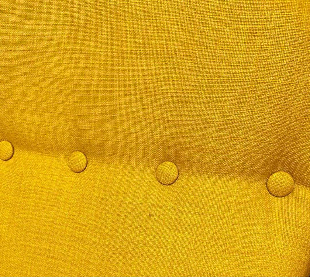 【送料込】IKEAウィングチェア/イエロー/ストランドモン STRANDOMON