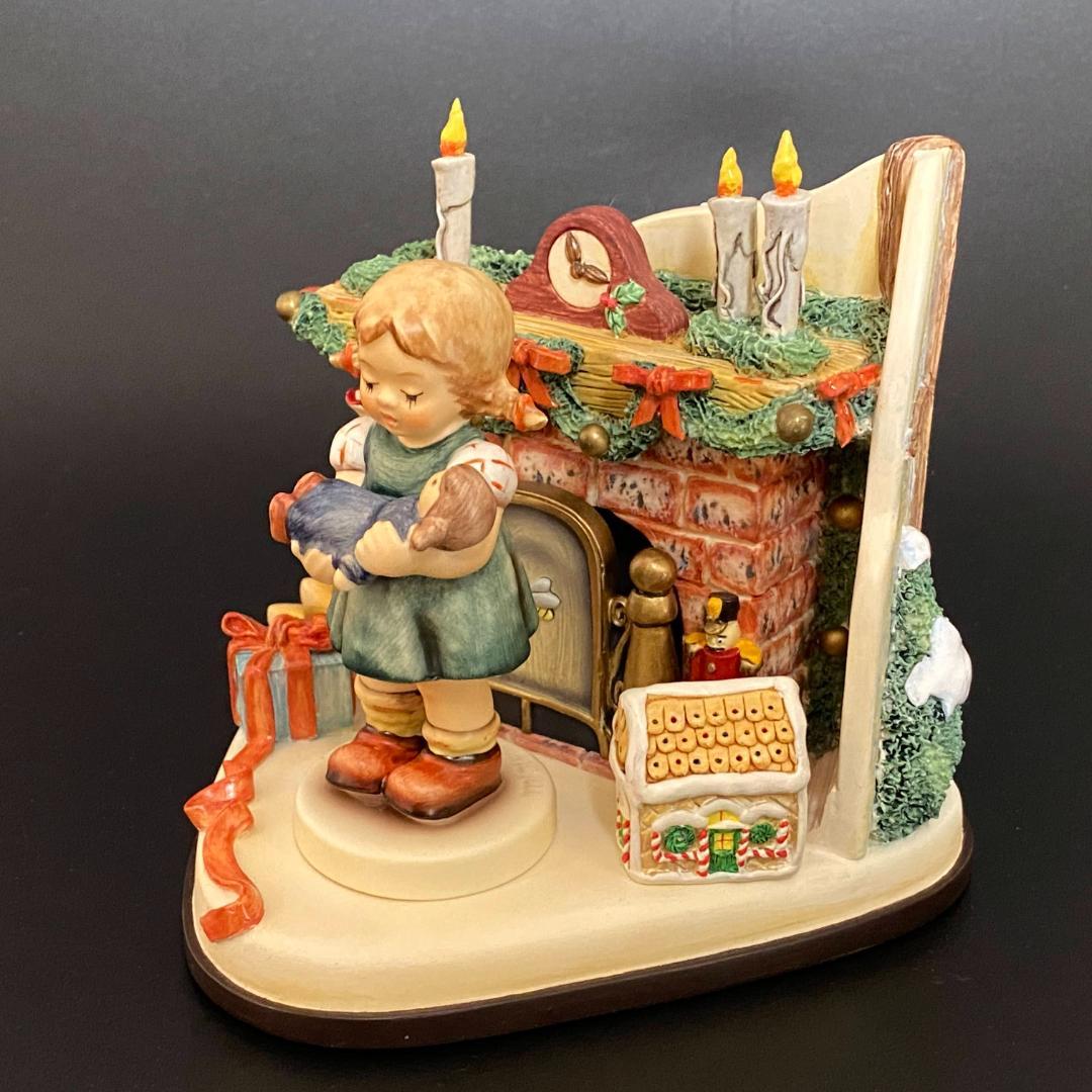 【美品】フンメル人形★Christmas Wish Music Box 1999
