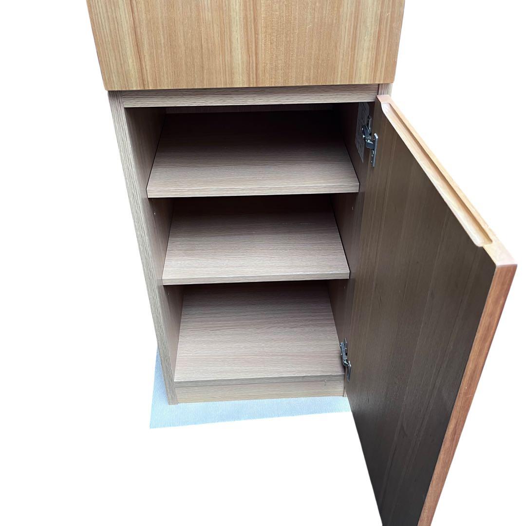 無印良品 廃盤品 タモ材 食器棚 カップボード キャビネット　43.5cm 収納