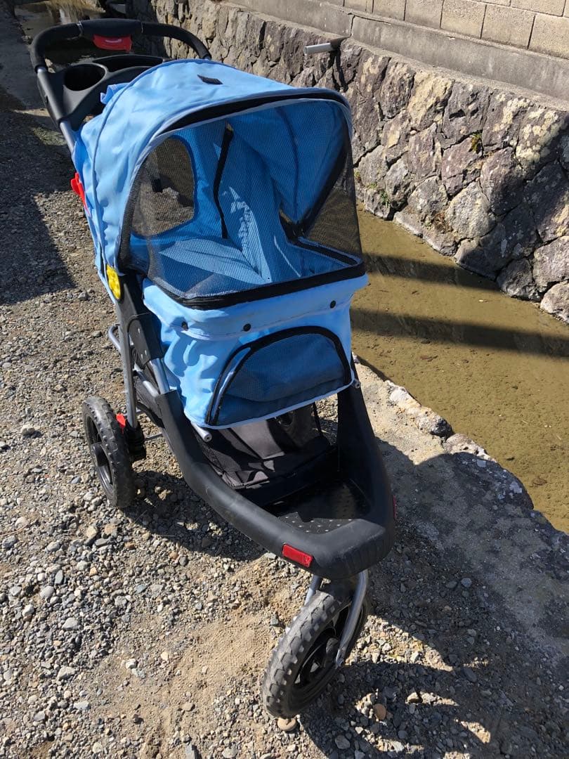 ペットカート ベビーカー バギー 犬 猫 多頭 犬/輪犬ケージ (B36)