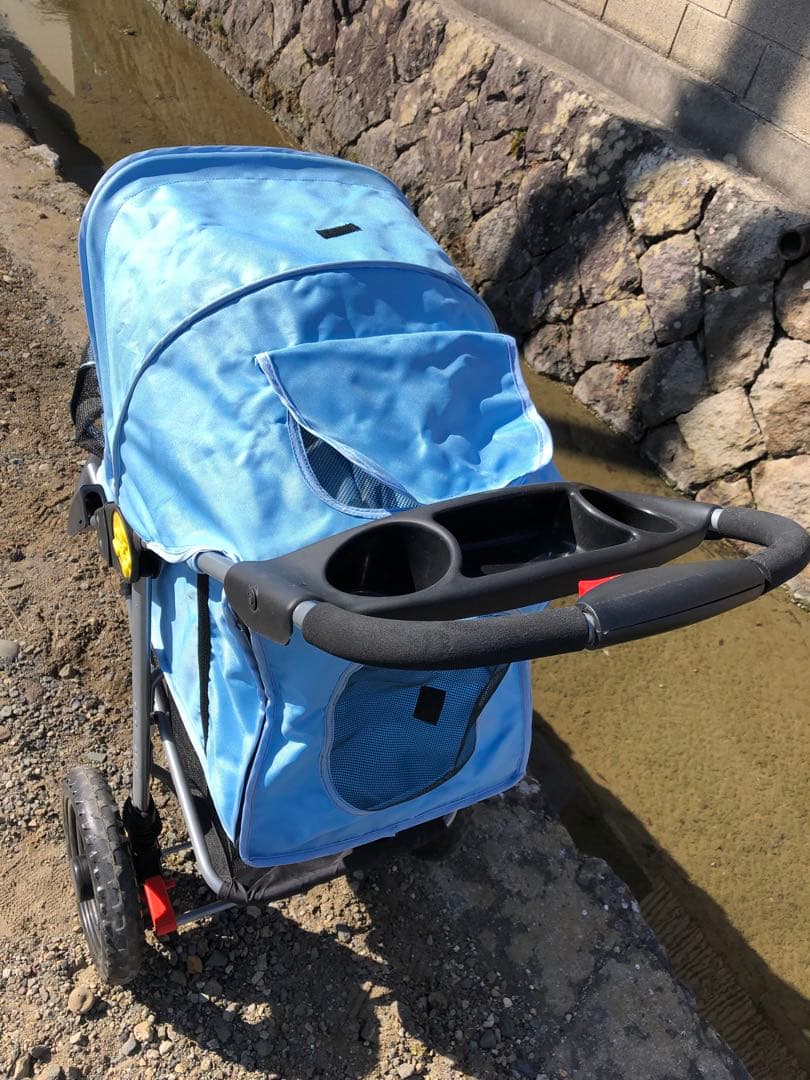 ペットカート ベビーカー バギー 犬 猫 多頭 犬/輪犬ケージ (B36)