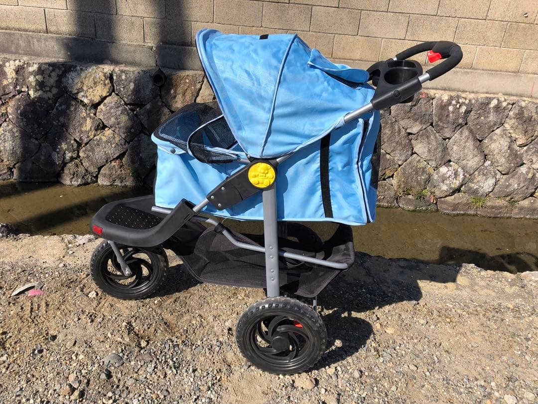 ペットカート ベビーカー バギー 犬 猫 多頭 犬/輪犬ケージ (B36)