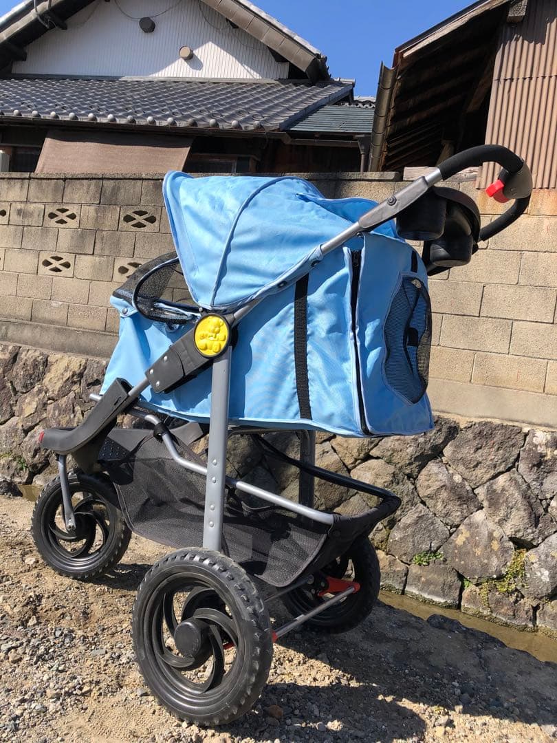 ペットカート ベビーカー バギー 犬 猫 多頭 犬/輪犬ケージ (B36)