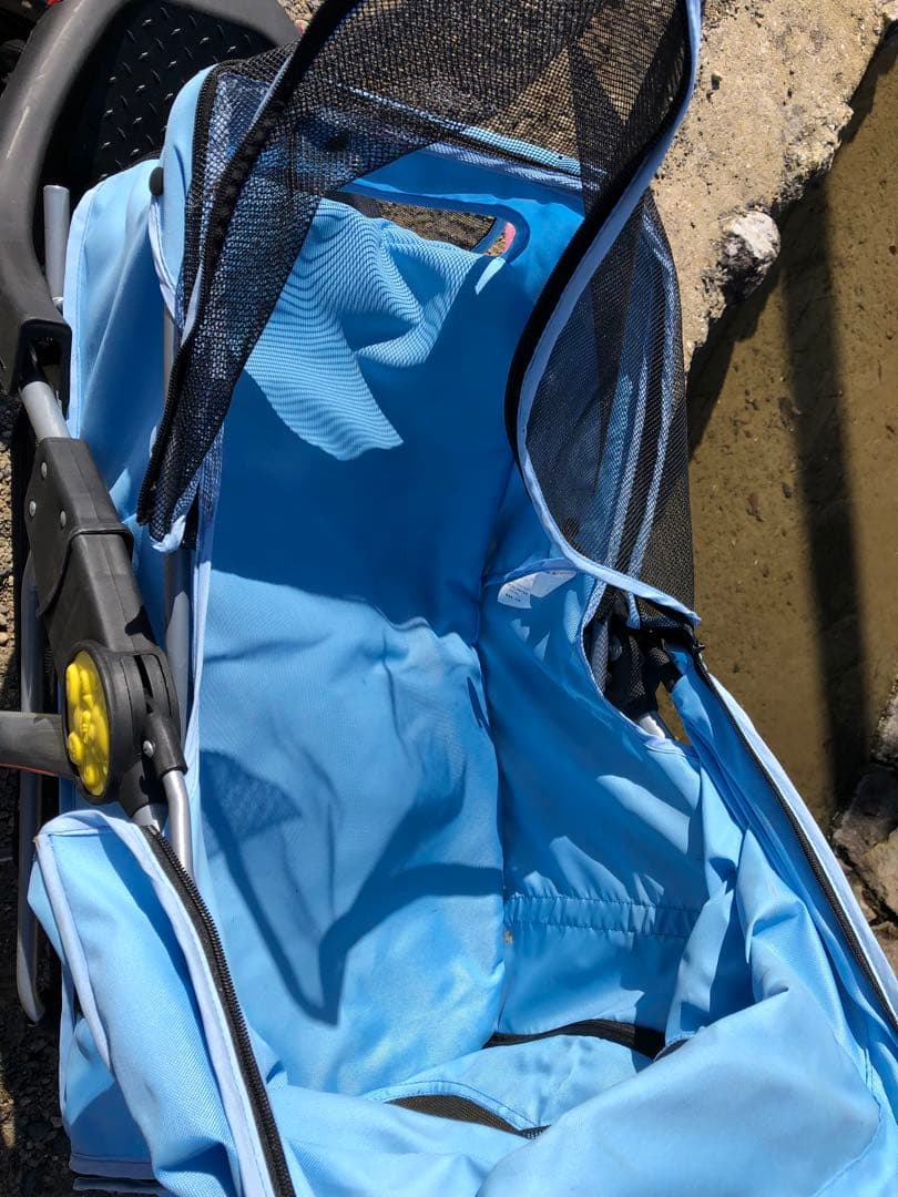 ペットカート ベビーカー バギー 犬 猫 多頭 犬/輪犬ケージ (B36)