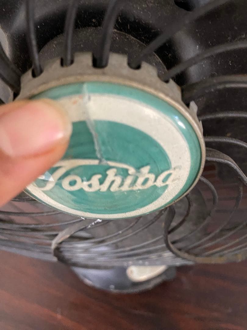 Toshiba 卓上扇風機 ブラック 110V