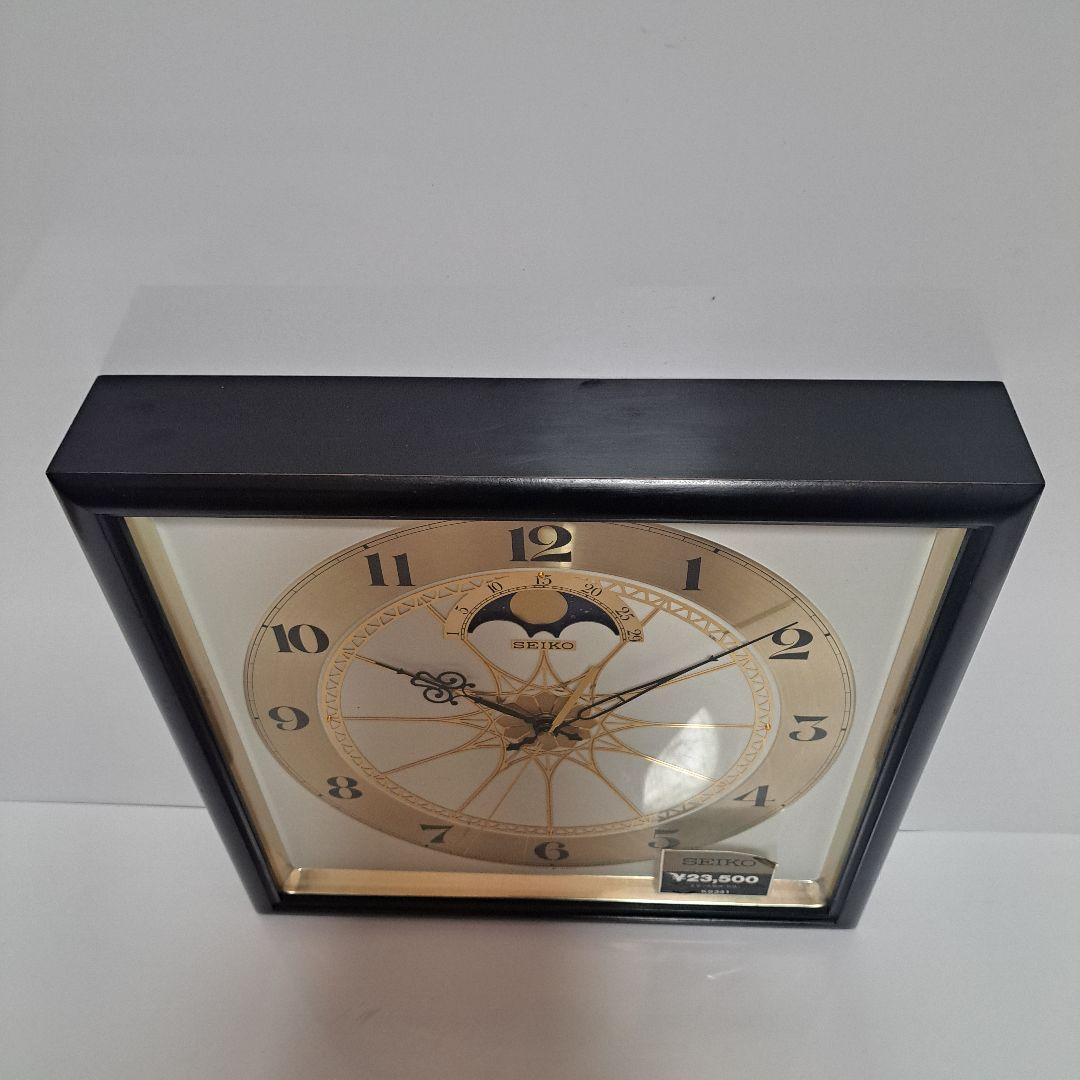 希少　SEIKO　セイコー　ムーンフェイズ　掛時計　柱時計　木枠
