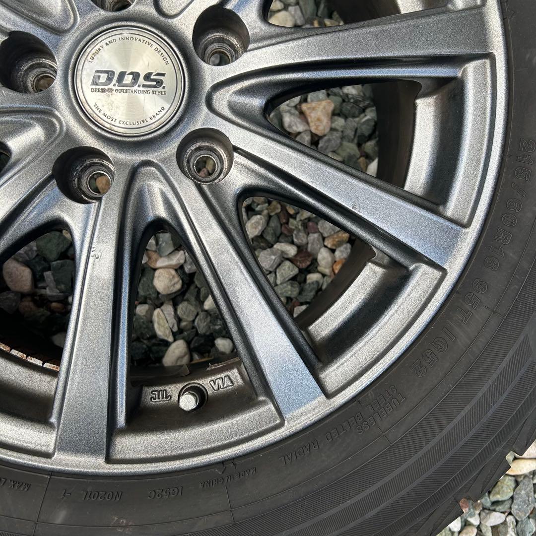 【4本同時購入必須④/4】 ヨコハマスタッドレス ホイール付き215/60R16