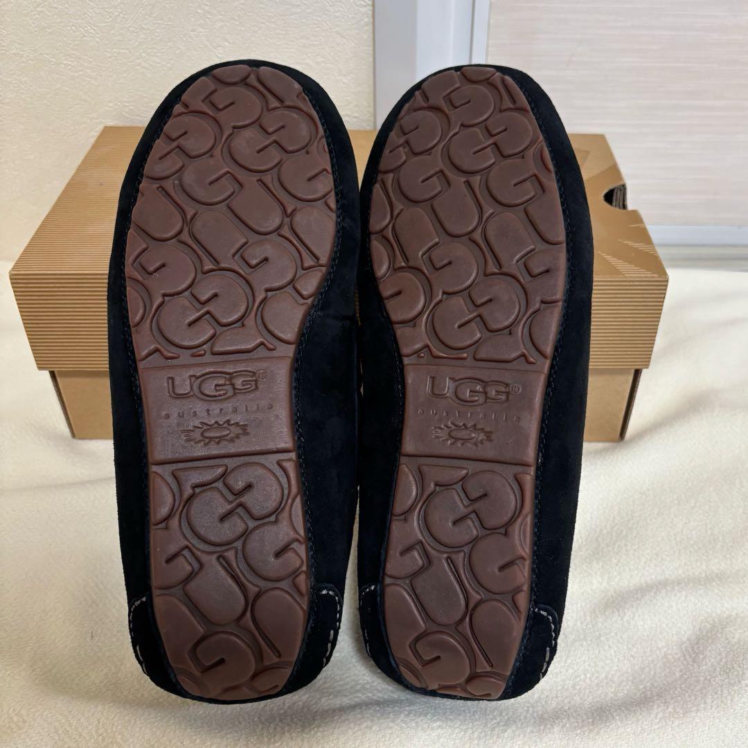 新品 UGG アグ ムートン モカシン マンディ ブラック 25