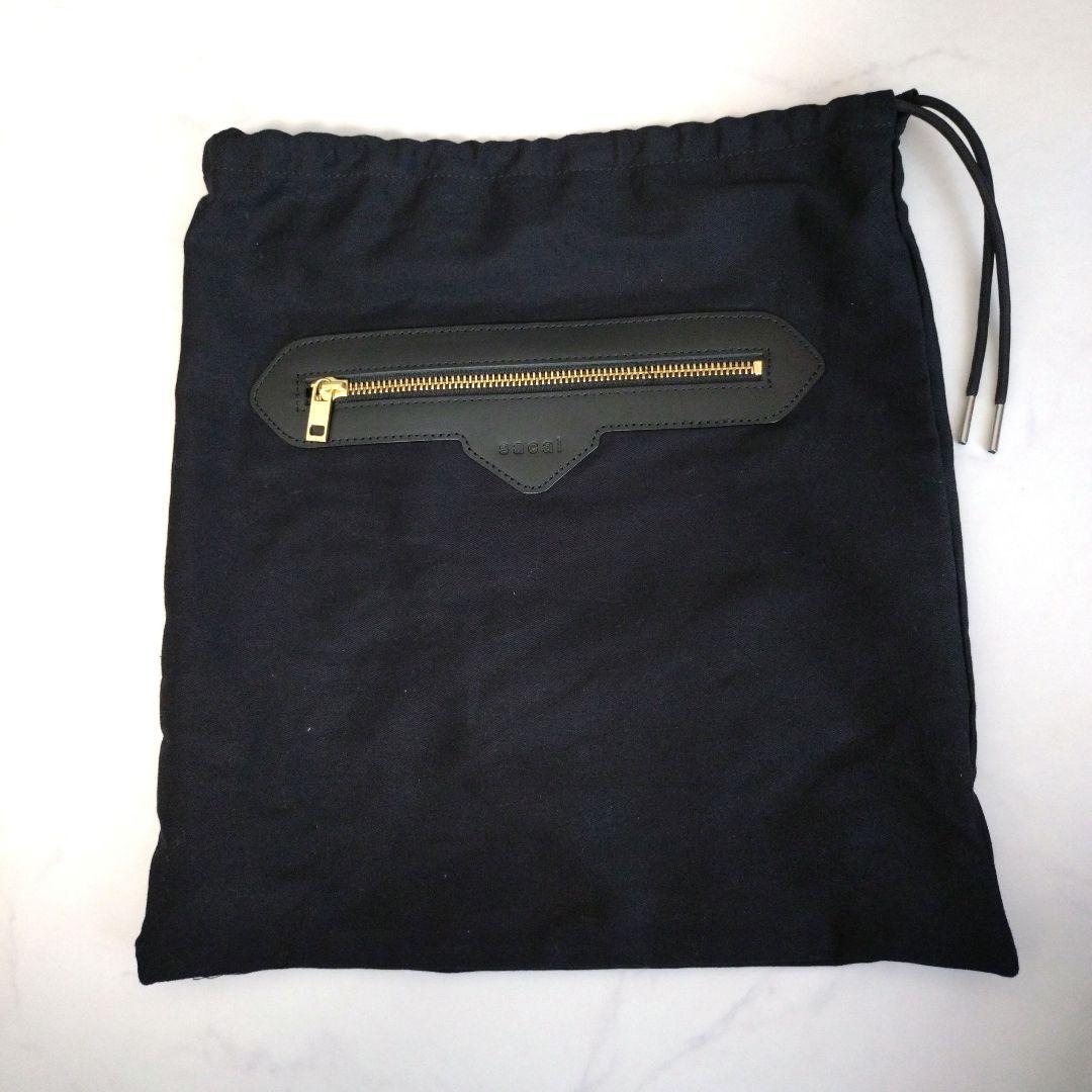 SACAI ハイブリッド　マルシェ　ミクロ　バッグ　カゴバッグ