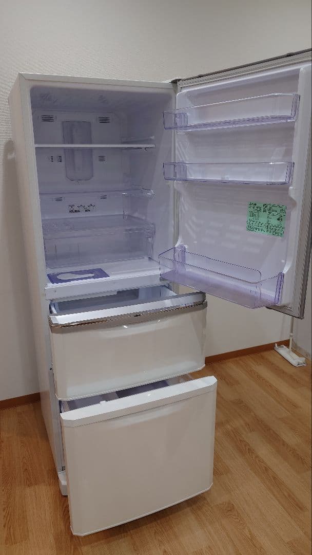 【SuperBlue】　　三菱冷凍冷蔵 2018年製 MR-C34C-W