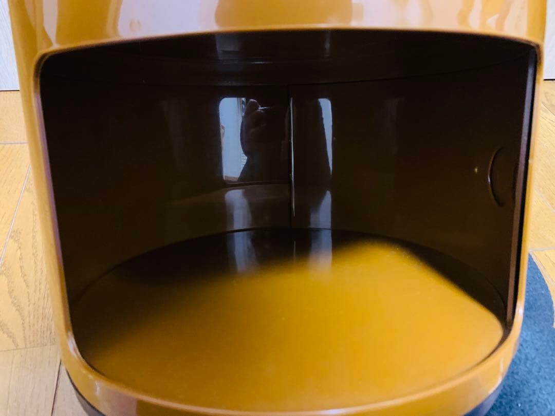 カルテルKartell コンポニビリ　3段キャビネット　イタリア製　茶色