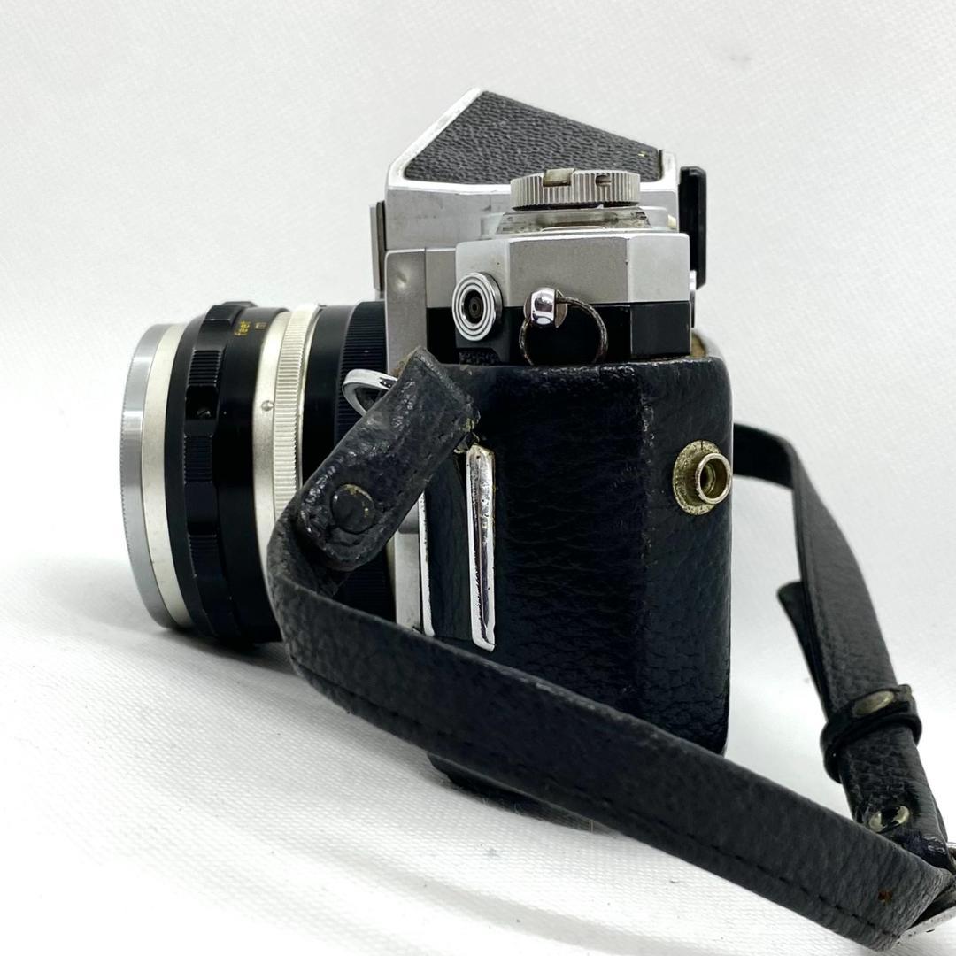 【C6677】F+nikkor-s auto 5cm f2 中期 フイルムカメラ