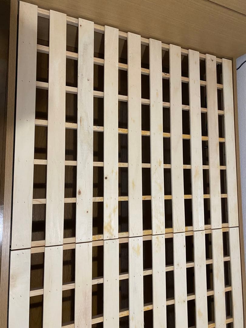 ニトリ　木製セミダブルベッドフレーム