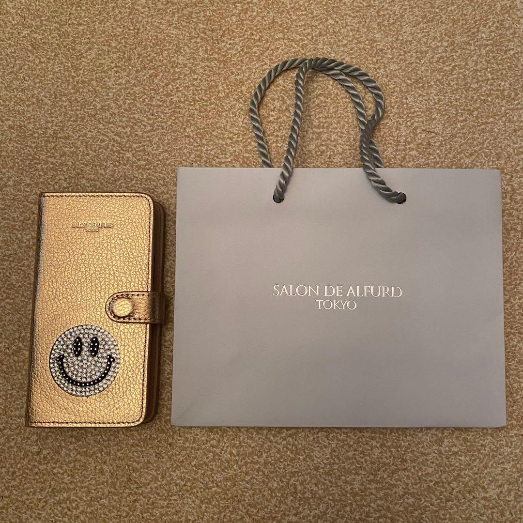 【未使用！即購入可！】サロンドアルファード 多機種対応 手帳型スマホケース ロゼ
