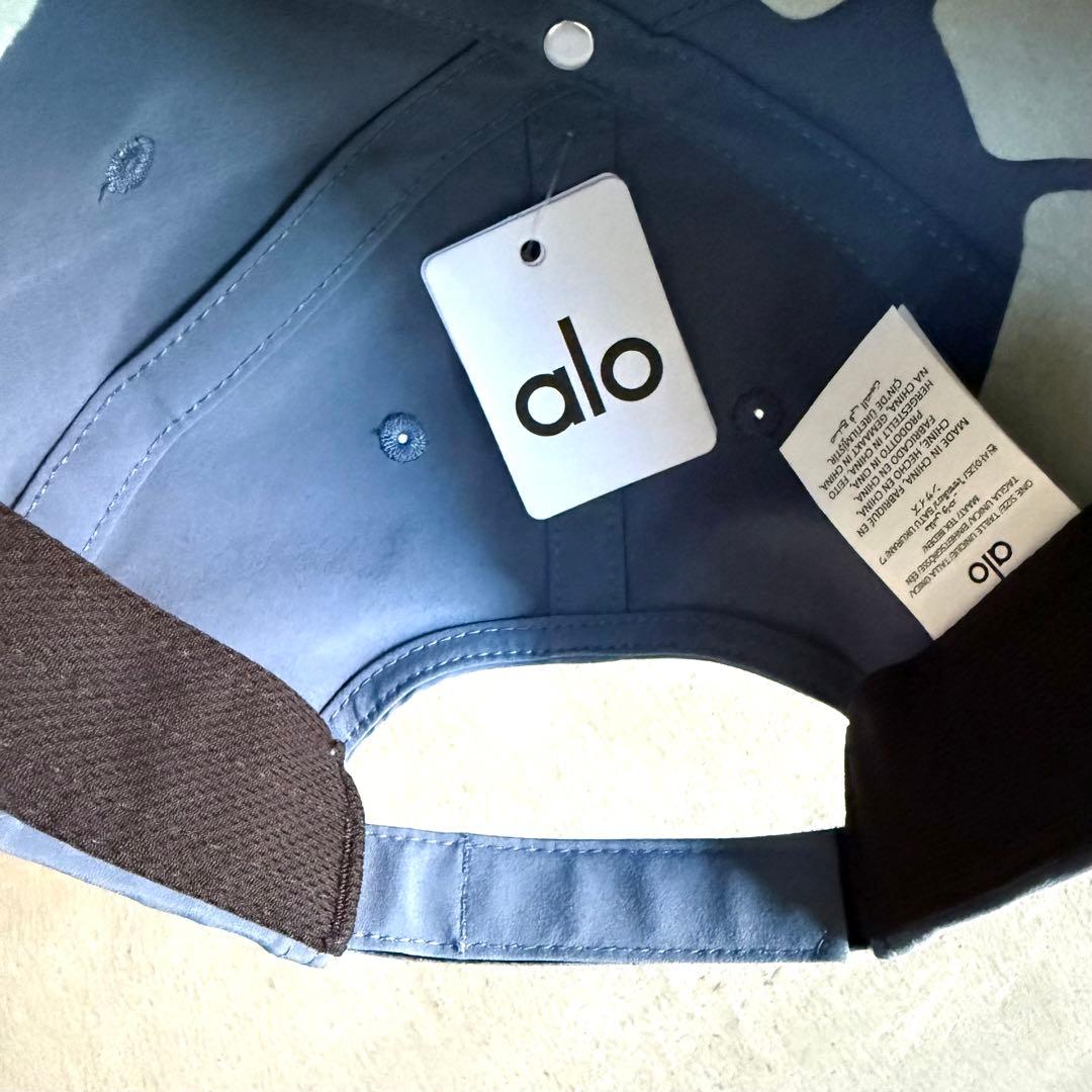 未使用品 Alo Yoga アロヨガ キャップ 帽子 Bluestone