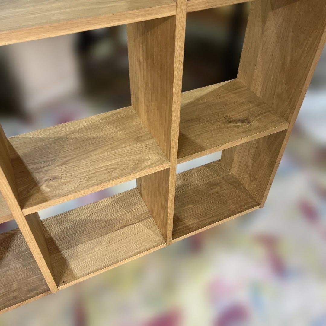 【無印良品】スタッキングシェルフ◆15マスラック◇オーク材