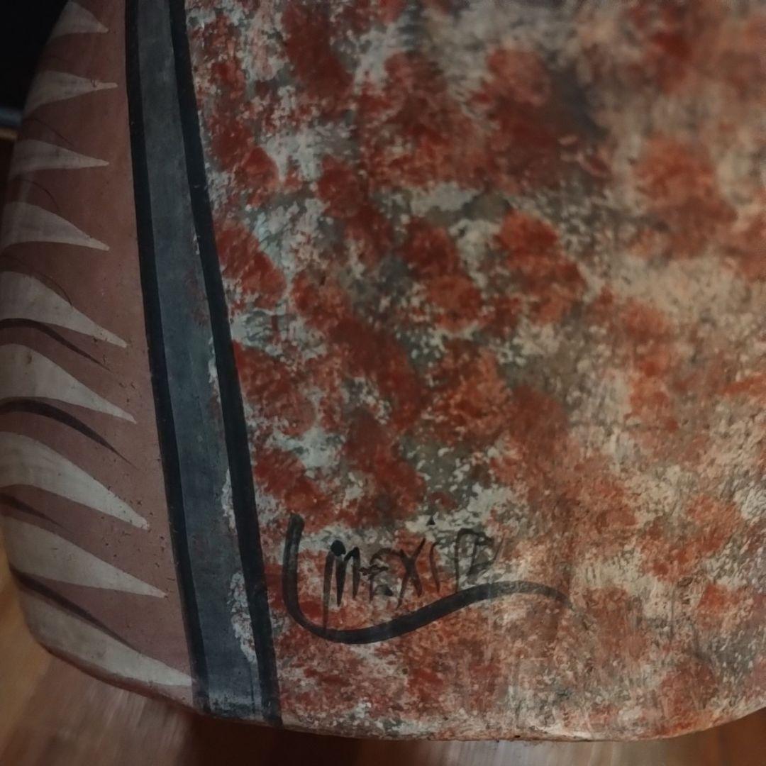 ヴィンテージ メキシコ トナラ焼 ラクダ 陶器 焼物 オブジェ 置物 一点物