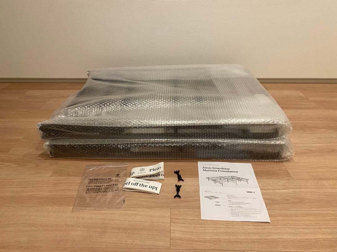 【残り1台】ダブル ベッドフレーム ZINUS 組み立て簡単