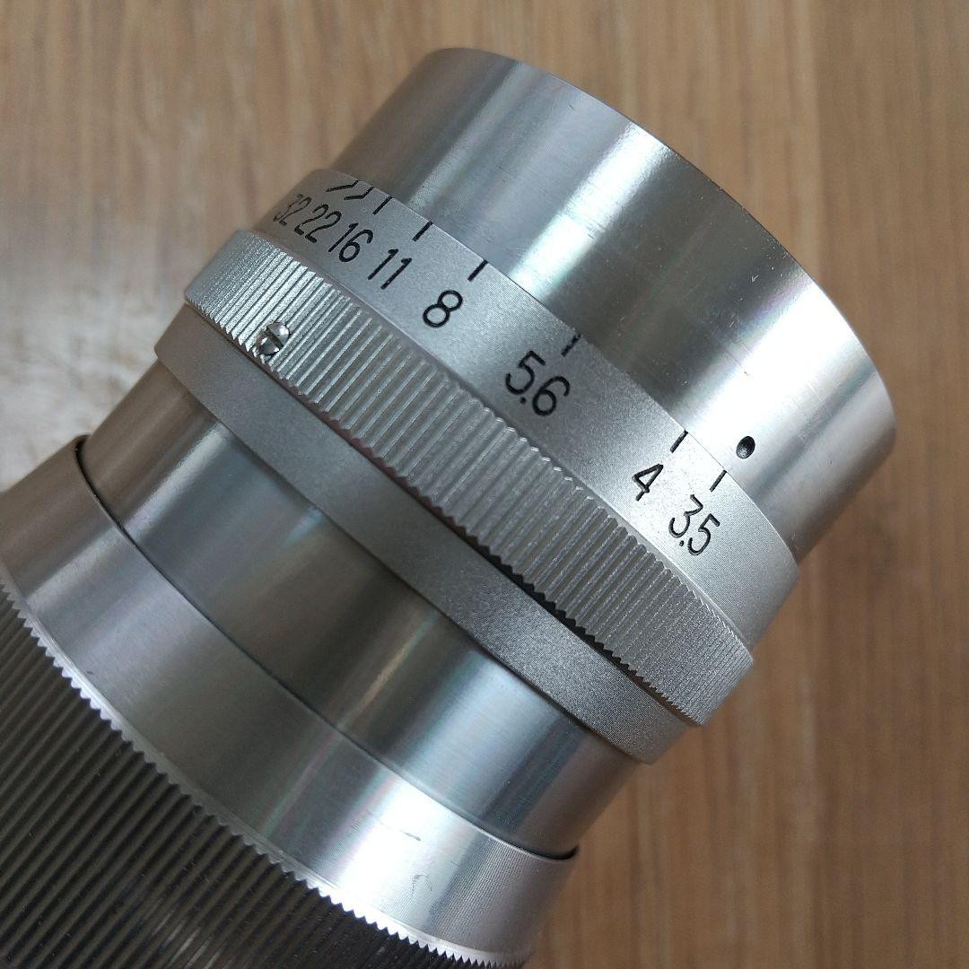 ニッコール-Q.C 135mmF3.5L39スクリューマウント 純正メタルフード