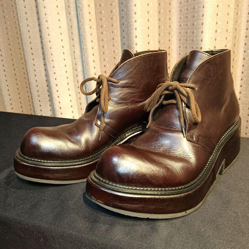 15haoku 03様ご依頼　☆JPG ハイカットブーツ☆　厚底本革レザー