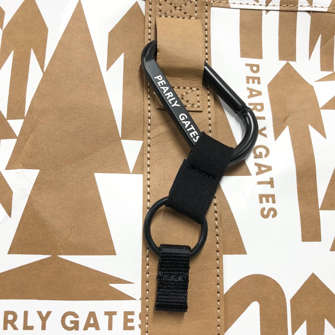 ○★新品未使用　PEARLY GATES　ツリー柄　ペーパーバッグ　ベージュ