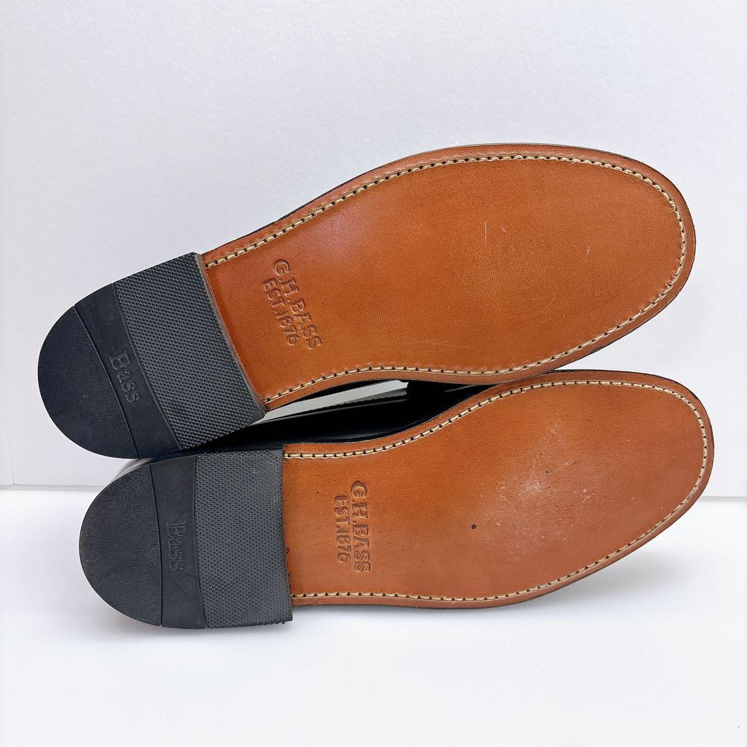 【訳あり美品】ジーエイチバス　ラーソン　モックペニー　バイカラーローファー