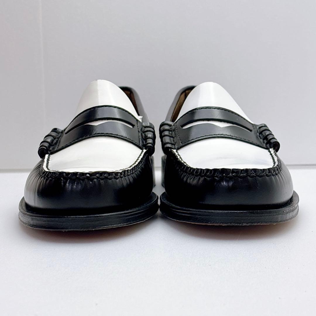 【訳あり美品】ジーエイチバス　ラーソン　モックペニー　バイカラーローファー