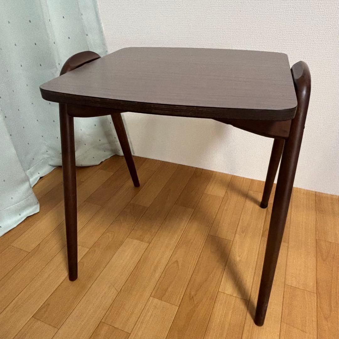 飛騨産業 キツツキ アンティーク　サイドテーブル　ヴィンテージ 机　テーブル