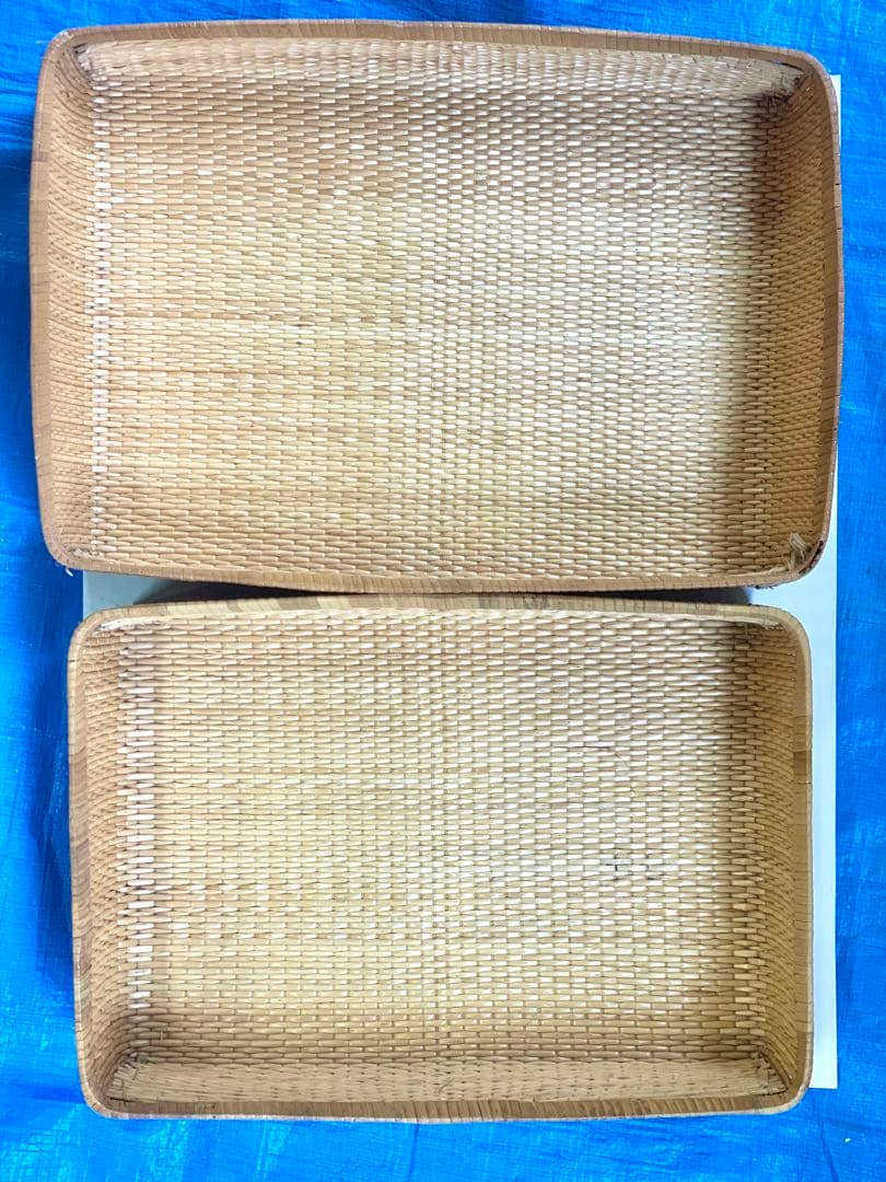 柳行李　希少　かご　レトロ　未使用品